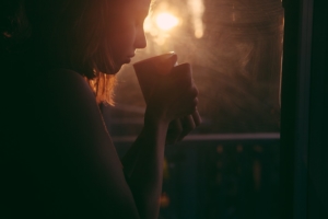 silhouette-of-woman-drinking-a-cup-of-tea